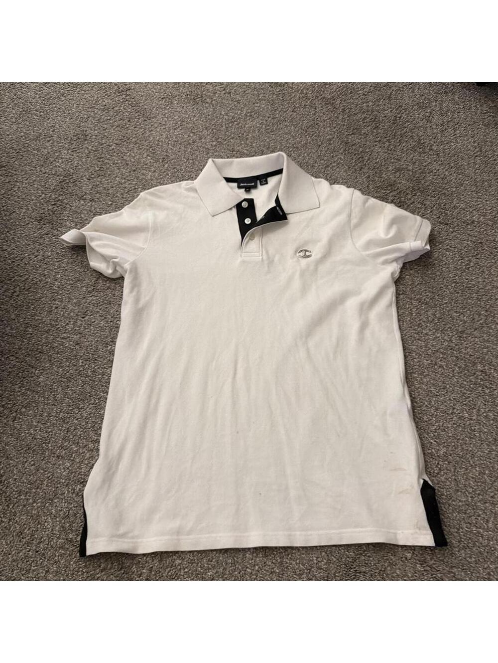 Just Cavalli Men's White Polo-shirt